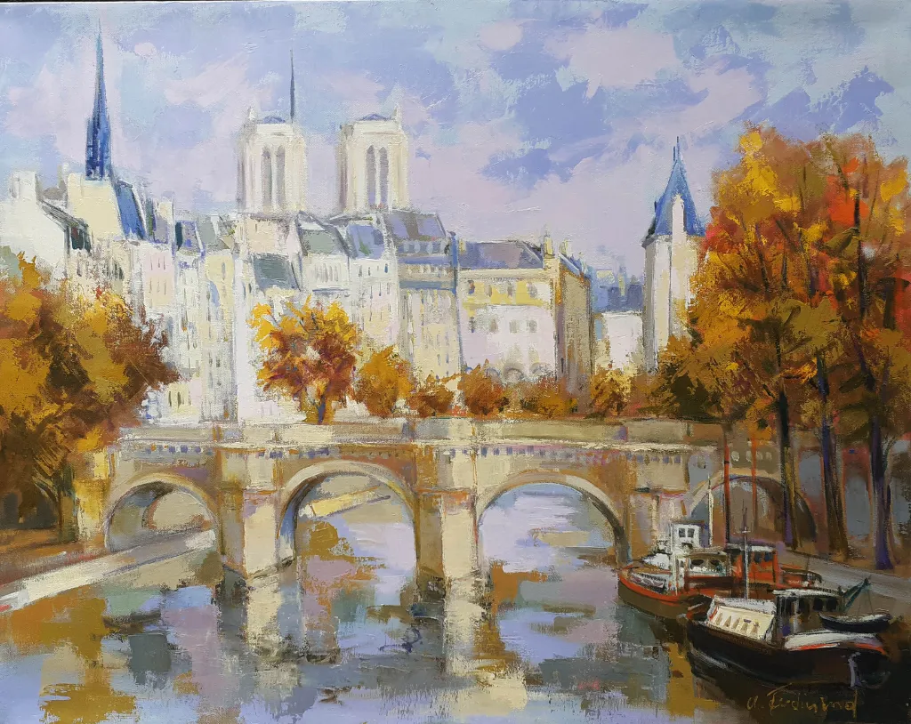 Automne au Pont Neuf – 92×73 cm