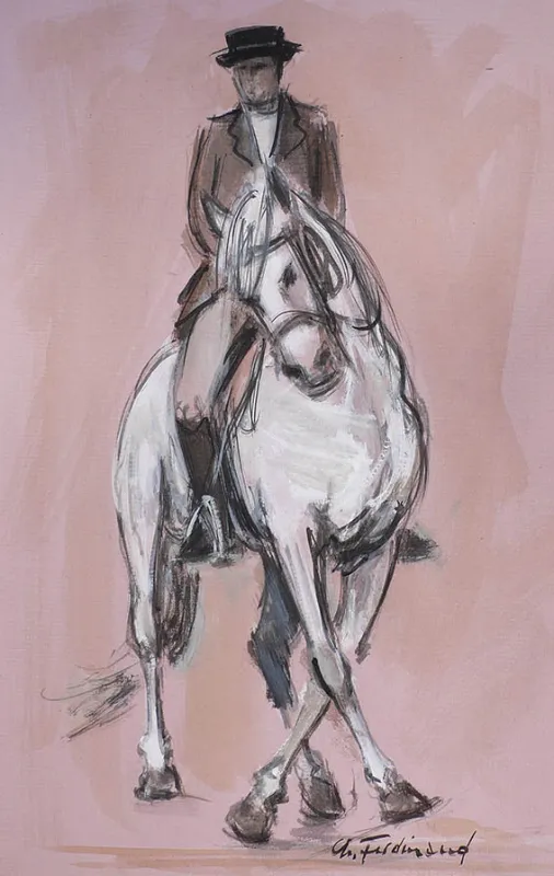 Dressage – 24×30 cm