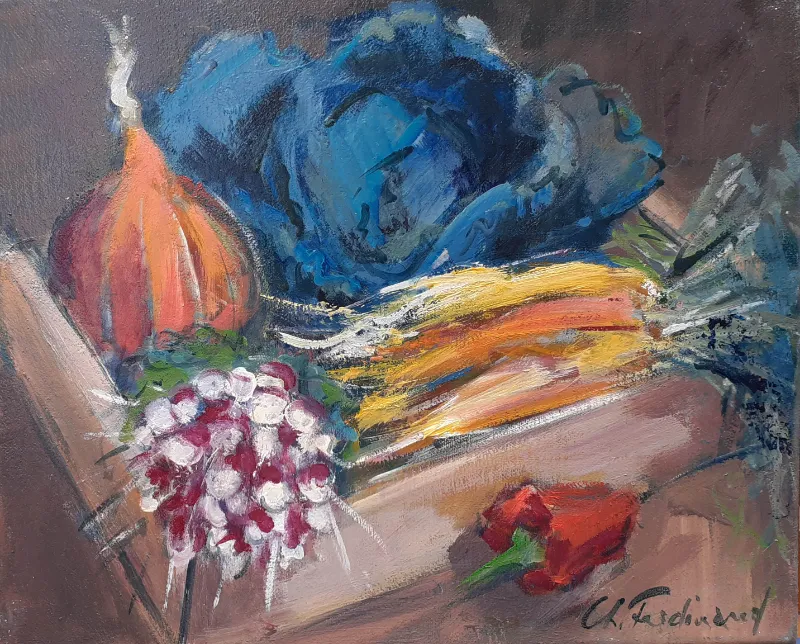 Légumes du potager – 27×22 cm