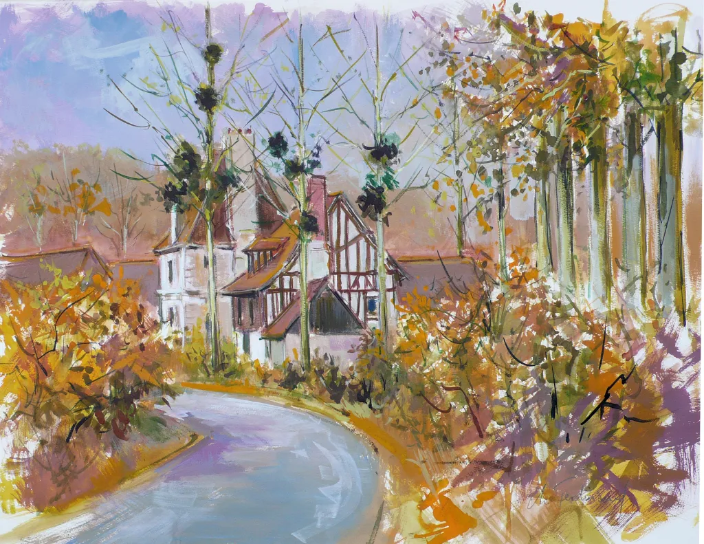 Manoir normand – 70×50 cm