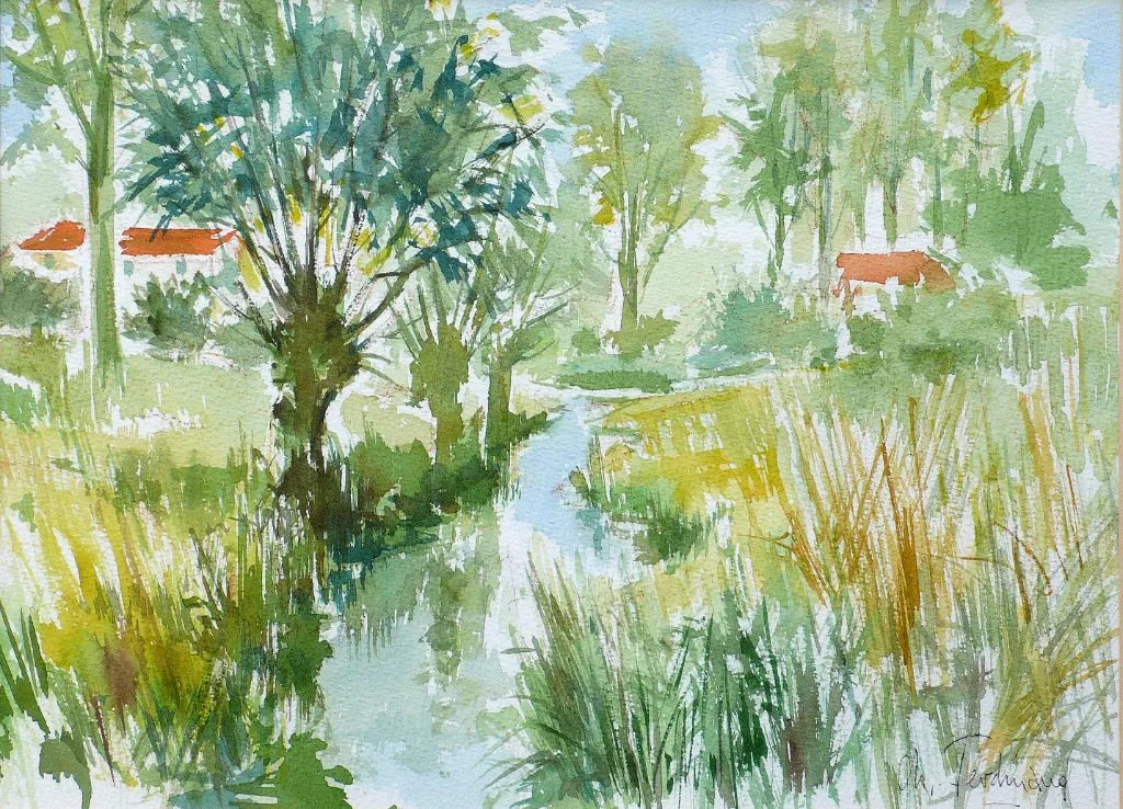 Marais poitevin – 50×40 cm