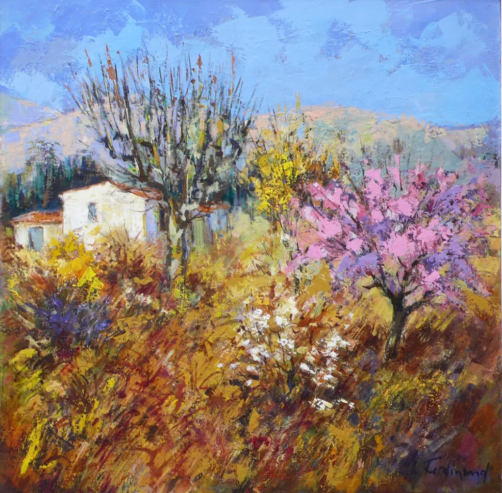 Paysage Provençal – 60×60 cm