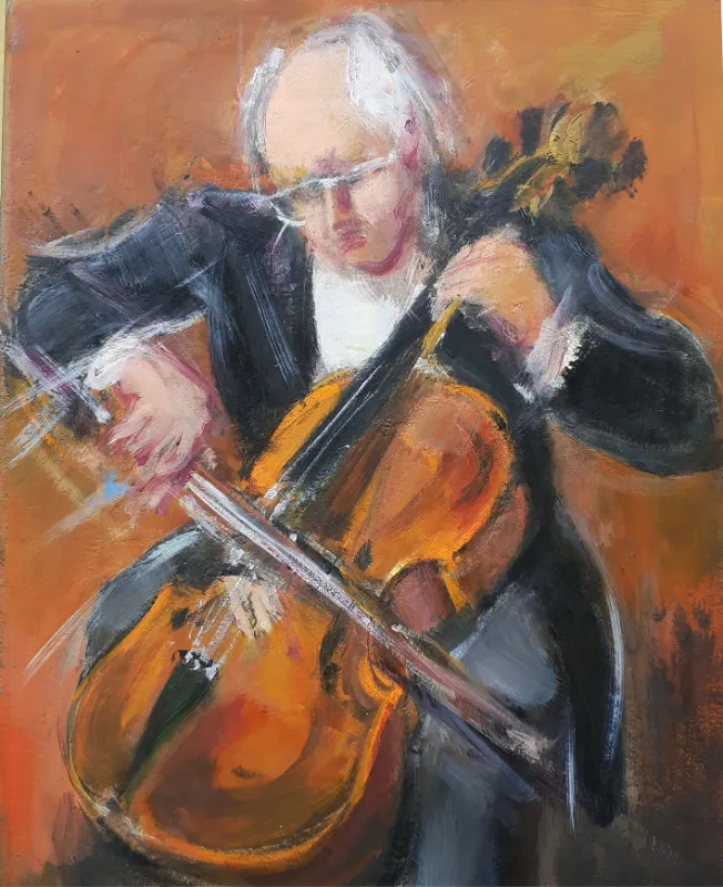 Rostropovitch – 22×27 cm