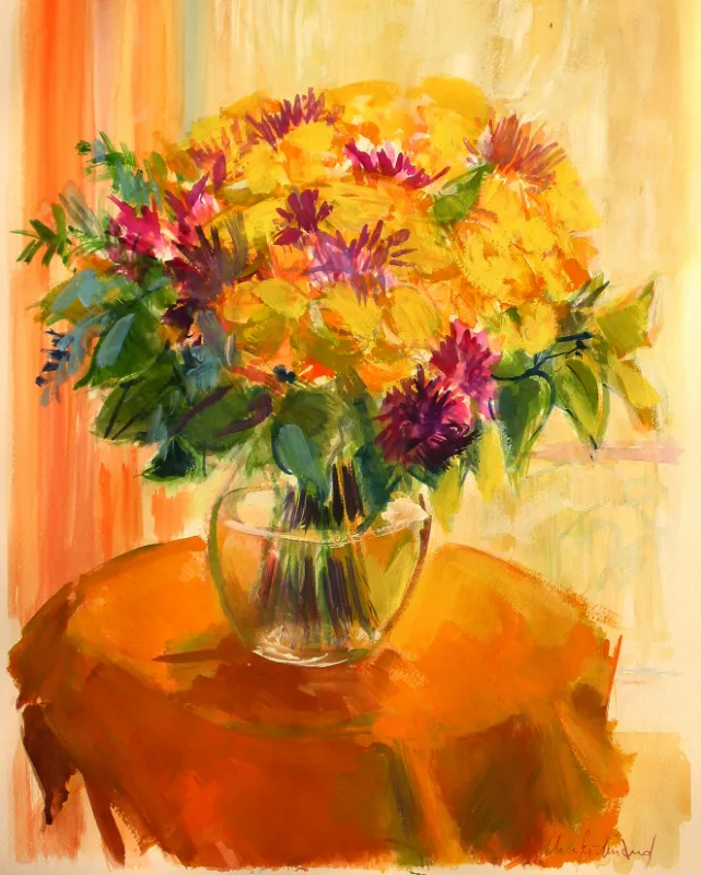 Bouquet jaune – 50×70 cm